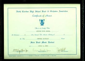 1962 Band Award