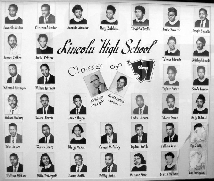 Lincoln High School Class of 1957