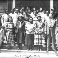 1946 Orange County Training School Faculty